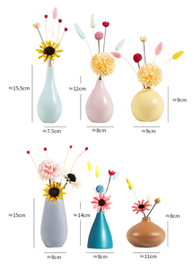 <strong>Colourful</strong> Porcelain Bud Art <strong>Flowers</strong> <strong>Vase</strong> Modern Home Wedding Table Decoration Ceramic <strong>Vases</strong> - Product Image 5