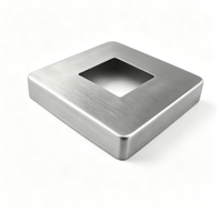 Cache-Base de Garde-Corps et Cache-Flange de Balustrade en Acier Inoxydable 304 316 pour Balcon, Terrasse et Escutcheon de Garde-Corps