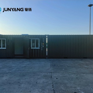 Casa Contenedor Portátil Prefabricada 40HC de Acero Corten, Casa Modular para Campamentos de Refugiados, Oficina Temporal - Product Image 4