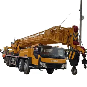 XCMG QY70K Used Condition 70 Ton Truck Crane Folding Boom XCMG QY70K Truck Mounted Crane For Sale