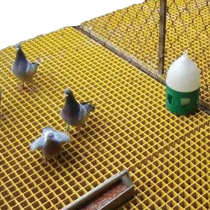 두께 38 mm GRP 바닥 격자 산책로 플라스틱 유리 섬유 바닥 FRP 플라스틱 복합 성형 바닥 격자