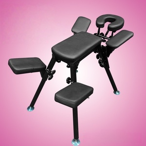 Sedia Multifunzionale per Coppie in Acacia, Reclinabile, Accessori SM, Telaio di Contenimento per Allenamento - Product Image 4