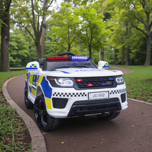 2.4G Afstandsbediening 12V Elektrische Politie Stijl Ride-On Auto Voor Kinderen 2-4 Jaar Pedaalkracht En71 Gecertificeerde Rubberen Zijwieltjes - Product Image 3