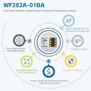 1Bar Sensores de Pressão Capacitiva WF282A, IIC Digital 1.7 ~ <span class=keywords><strong>3</strong></span>.6V <span class=keywords><strong>Sensor</strong></span> de Pressão Absoluta para Saúde Esportiva e Navegação Exterior - Product Image 4
