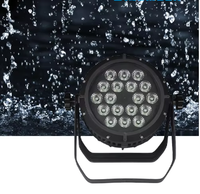 UNOXINE Étanche IP65 Durable 18-Piece LED Par Light DMX512 Contrôle RGBW 6000K Lumière du jour pour Club Stage Theme Park Events