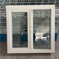 Ventanas Corredizas de Doble Acristalamiento UPVC Resistentes a Huracanes, Estilo Americano, Muy Populares en EE. UU., para Uso en Hoteles y Villas, con Certificación Energy Star