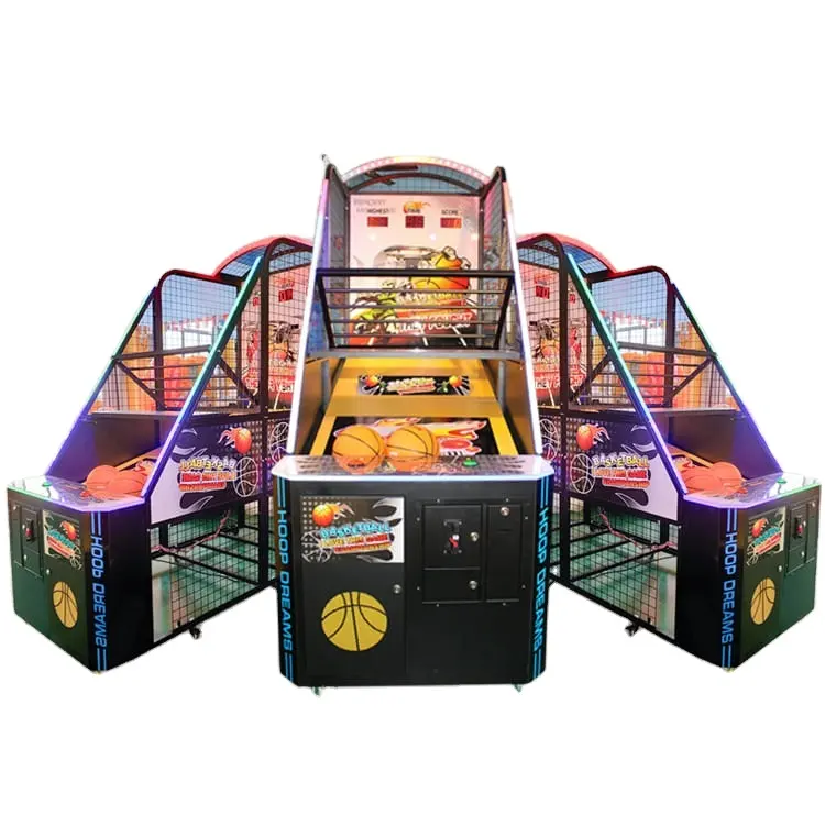 Fabrik preis Münz betriebenes Straßenbasketball-Arcade-Spiel Shoot Basketball Shooting Machine