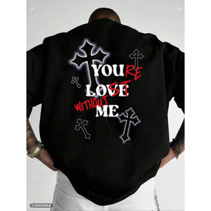 Camiseta de Diseño para Hombre, 1 Pieza, Venta Caliente, Algodón, Personalizada, Casual, Vintage, con Estampado Gráfico y Letras - Product Image 2