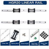 Kit de guidage linéaire haute précision HGR20 HGR15 HG20 Rails linéaires et blocs de glissière à roulements pour routeurs CNC et imprimantes 3D