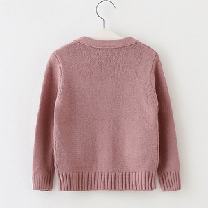 Cardigan en coton tricoté pour enfants, vente chaude d'usine OEM ODM, idéal pour l'hiver - Product Image 1