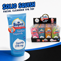 Jouet anti-stress souple en TPR en forme de tube de dentifrice Vaseline, à base de vaseline, pour soulager le stress, 3+ couleurs, présentation en boîte