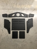 Perfil de Extrusión de Aluminio 4040 4080 Negro Plateado, Suministro de Fábrica de Aluminio Personalizado, para Simulador de Carreras, Cabina de Simulación de Conducción