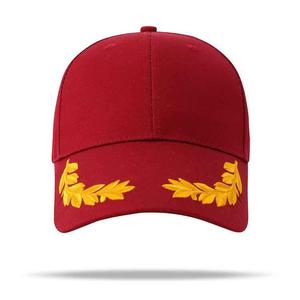 Gorra de Béisbol Personalizada al por Mayor de Algodón Puro con Bordado de Logotipo y Diseño de Espiga de Trigo - Product Image 4
