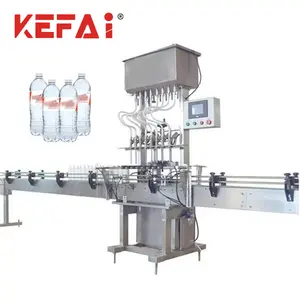 KEFAI Automático 8 Boquillas Agua Pura PET Plástico 5-5000 ml Máquina de Llenado de Botellas de Alta Calidad