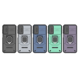 Funda protectora de teléfono para cámara con ventana de empuje a prueba de golpes con soporte de anillo para Samsung Galaxy M35 5G <span class=keywords><strong>A15</strong></span> A25 A35 A55 - Product Image 6