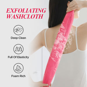 Esponja Exfoliante Africana em Rede com Nós, Loofah de Malha de Nylon, Toalha Simples para Banho e Lavagem Corporal - Product Image 3