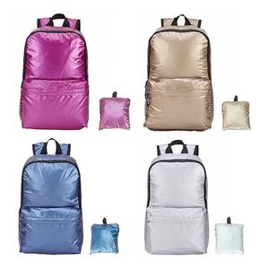 Sac à dos de voyage personnalisé, mini, imperméable, avec logo, pas cher, léger, en nylon, portable, sac d'extérieur pliable - Product Image 1