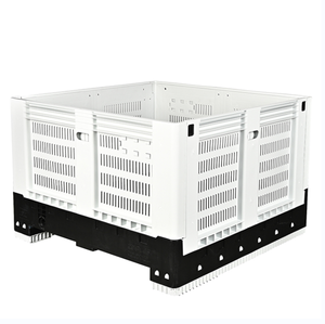 Úc Heavy Duty Số Lượng Lớn Có Thể Gập Lại Nhựa <span class=keywords><strong>Pallet</strong></span> Hộp Stackable Hộp <span class=keywords><strong>Pallet</strong></span> Cho Rau - Product Image 6