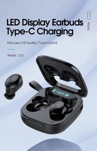 AGETUNR หูฟังไร้สาย S13 Led Display TWS,หูฟังกีฬาแบบสัมผัสควบคุมด้วยระบบบลูทูธ5.1เอียร์บัด DSP ตัดเสียงรบกวนกันน้ำหูฟัง True - Product Image 3