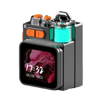Mini haut-parleur portable intelligent créatif avec écran tactile, fonctions bruit blanc et RGB, système audio subwoofer – Idéal comme cadeau