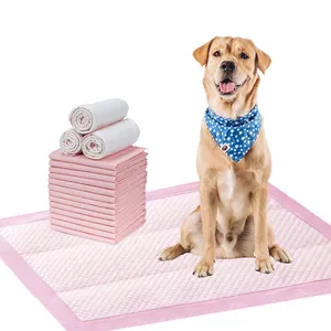 Peepad fábrica adesivo à prova de vazamento de 5 camadas 33*45 45*60 60*60 60*90cm almofadas descartáveis para cães grandes para treinamento de filhotes de cachorro