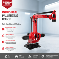 Robot de Paletización Industrial de 4 Ejes Rentable, Robot de Manipulación Automática Compacto para Línea de Producción de Fábrica de Bolsas y Cajas