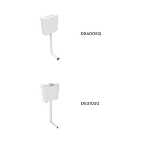 DongPeng Réservoir de chasse d'eau moderne à double engrenage 31 mm, corps épais en ABS, économie d'eau, toilettes à la turque, nettoyage facile, grand diamètre de sortie d'eau - Product Image 2
