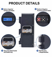 Système de stockage d'énergie à batterie 1280Wh 2560Wh ESS pour réseau électrique et unités de stockage électrique domestique de secours
