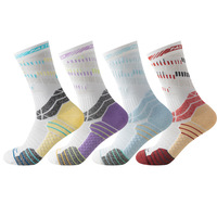 Chaussettes de basketball professionnelles pour hommes, longues, en tissu éponge, absorbant la transpiration, anti-odeurs, chaussettes de sport montantes haut de gamme pour hommes