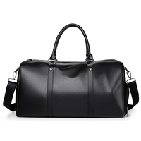 Sac à bagages de voyage de haute qualité grande capacité séparation sèche humide étui à bagages en cuir PU pour hommes femmes sac d'affaires de luxe