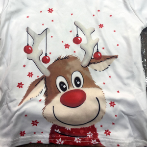 Pijama Familiar Navideño a Juego <span class=keywords><strong>de</strong></span> Reno <span class=keywords><strong>de</strong></span> Alce Loveda con Logo Personalizado, Transpirable y Cuello Redondo - Product Image 2