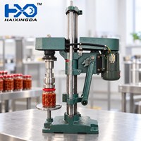Handmatige dekselmachine voor glazen flessen, elektrische dekselafsluiter voor honing, augurken en saus.