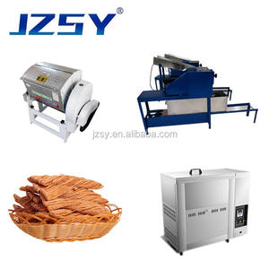 Petite torsion de pâte <span class=keywords><strong>Naan</strong></span> Sanzi automatique commerciale formant la Machine collations frites chinoises nouilles croustillantes en soie dorée faisant la Machine - Product Image 5