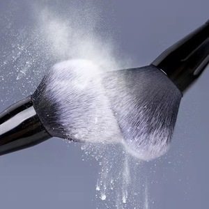 Pinceaux de maquillage professionnels bon marché grand long noir rose <span class=keywords><strong>pinceau</strong></span> de maquillage <span class=keywords><strong>kabuki</strong></span> brosse à poussière d'ongles - Product Image 2