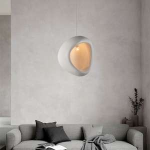 Lampada a sospensione moderna Wabi Sabi Led lampadari da soffitto di design per interni da cucina da pranzo lampade a sospensione per soggiorno - Product Image 2