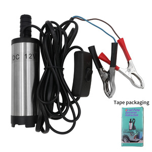 Xingweiqiang 12V DC Submersible Oil Pump Stainless Steel <b>Clamp</b> Type Diesel Fuel Pump Portable <b>Mini</b> Water Pump - Product Image 5