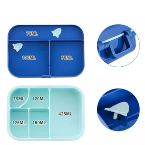 3-in-1 <b>Compartment</b> Bento <b>Box</b> 900ml/1000ml/1025ml PP5 Leakproof <b>Lunch</b> <b>Box</b> with Cutlery & Sauce <b>Box</b> Custom Logo - Product Image 2