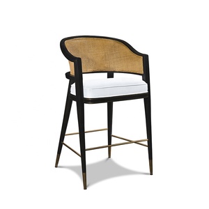 Tabourets <span class=keywords><strong>de</strong></span> <span class=keywords><strong>bar</strong></span> nordiques en <span class=keywords><strong>rotin</strong></span> PE <span class=keywords><strong>de</strong></span> Chine pour chaises <span class=keywords><strong>de</strong></span> salle à manger modernes en bois <span class=keywords><strong>de</strong></span> restaurant d'hôtel - Product Image 6