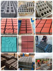 Deutschland Design CE Standard voll automatisch Beton Zement Pflaster Lager Block ziegel herstellungs maschinen Maschine im Nahen Osten