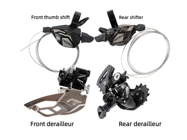 Factory Mountain Bike 24-speed Shift Kit Front 2 Rear 12-speed Finger-derailled/front/rear Derailleur Transmission System