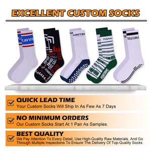 Empaquetado gratis Muestra gratis Unisex Personalizado Gimnasio Deporte Calcetín Diseño Patrón de punto <span class=keywords><strong>Calcetines</strong></span> atléticos Logotipo personalizado Tubo Sport Sox - Product Image 6