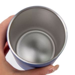 Mug à café droit de 16 oz avec fond et couvercle en caoutchouc, en acier inoxydable, pour articles promotionnels - Product Image 3
