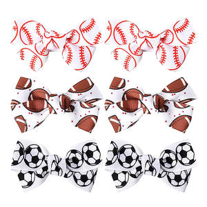 Softball Baseball allietare gli archi per le ragazze da <span class=keywords><strong>calcio</strong></span> fiocco per le donne mollette di <span class=keywords><strong>calcio</strong></span> per le bambine squadra di mamma accessori - Product Image 1