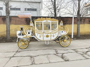 Charrette électrique royale personnalisée OEM, style vintage, sans chevaux, pour mariage, défilé, visite de sites touristiques, avec éclairage LED - Product Image 2