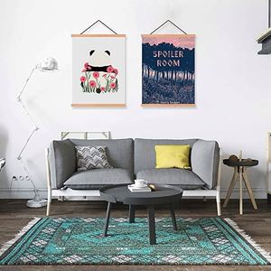 ที่แขวนโปสเตอร์แม่เหล็กทำจากไม้อุปกรณ์เสริมแบบพกพาอุปกรณ์เสริมสำหรับการตัดเย็บที่แขวนโปสเตอร์แบบพกพาเป็นมิตรต่อสิ่งแวดล้อมกรอบรูปลิด้าสีไม้ - Product Image 5