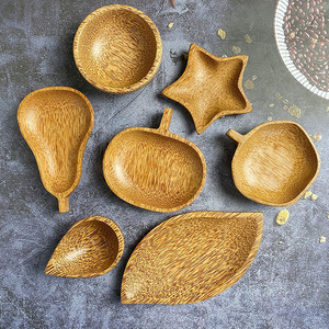 Ciotole in Guscio di Cocco Lucidate, Ciotole in Legno Rustiche per Decorazioni Cucina, Regali Vegani per Insalata di Acai - Product Image 3