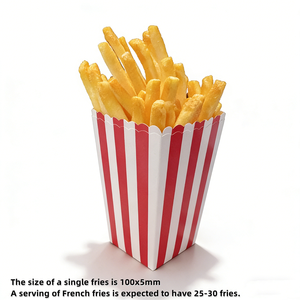 Modelo de Papas Fritas de Simulación, Comida Frita Artificial de Plástico, Accesorios de Exhibición Realistas y Ecológicos para Tiendas de Comida Rápida, Camiones de Comida y Cocinas - Product Image 4