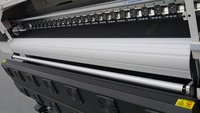 Impresora Eco Solvente de Doble Cabezal de Formato Ancho con 4 Cabezales, Impresora Eco Solvente 3200 con Pantalla Táctil, Plotter de Vinilo para Pancartas y Flex