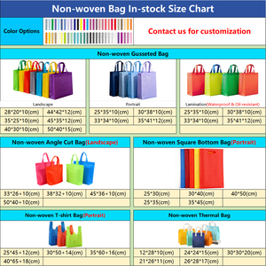Bolsas de Compra Reutilizables de Tela No Tejida, Bolsas Ecológicas para Supermercado con Espacio para Logotipo Personalizado, Paquete Económico de 3 Tamaños para Regalos y Eventos - Product Image 4