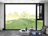 Ventanas Abatibles de Aleación de Aluminio Modernas con Certificación CE, Alto Rendimiento, Súper Insonorizadas, Impermeables, con Aislamiento Térmico Doble